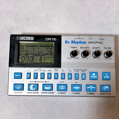 Boss 110 rhythm graphic - dr.,