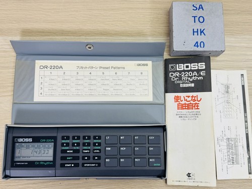 Boss 220a factory reset - boss, dr